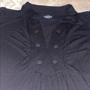 Black collared shirt size 18/20